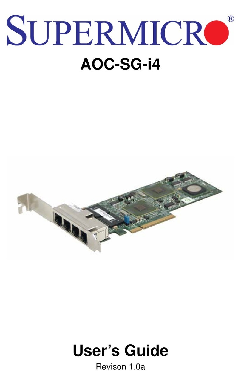 Supermicro AOC-SG-i4 User manual