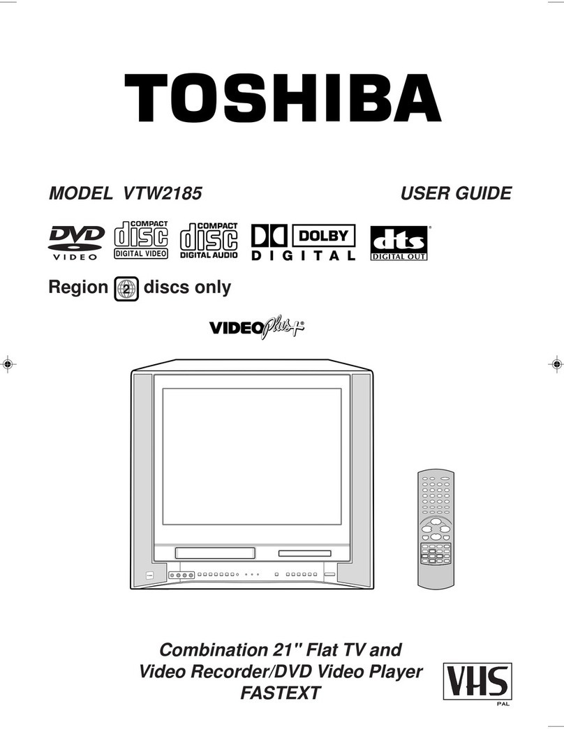 Toshiba VTW2185 User manual