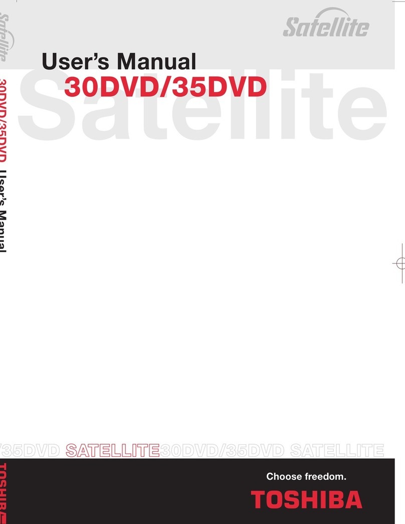 Toshiba Satellite 30DVD User manual