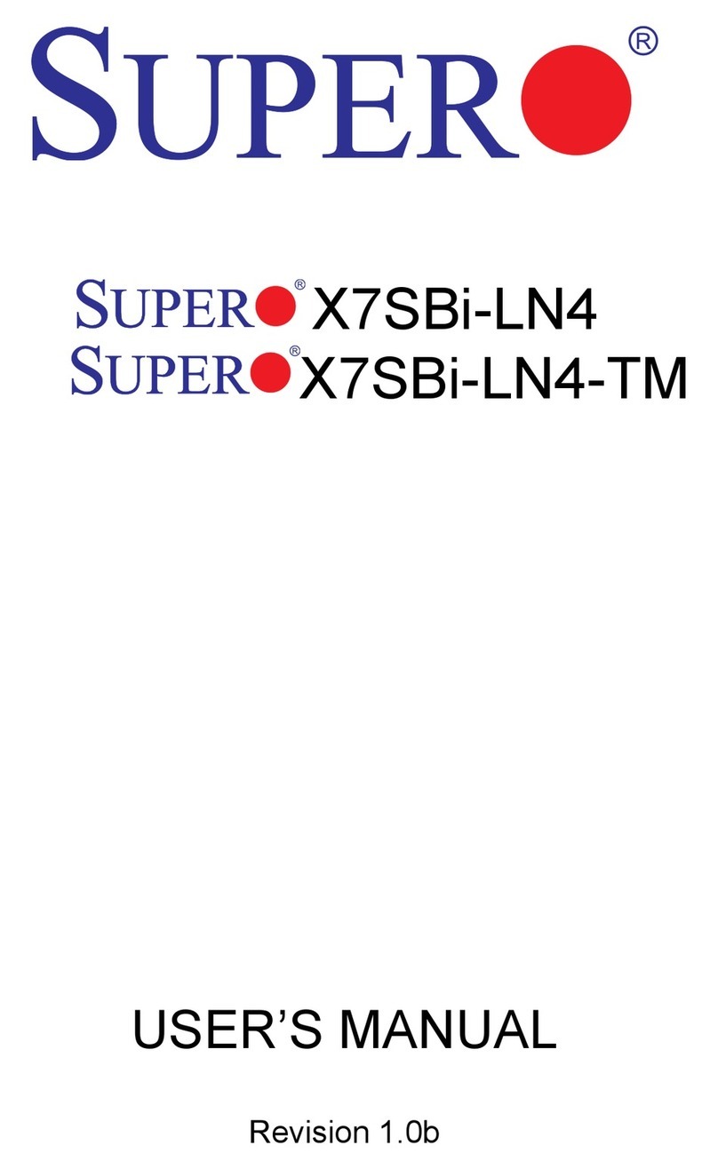 Supero SUPERO X7SBi-LN4 user manual