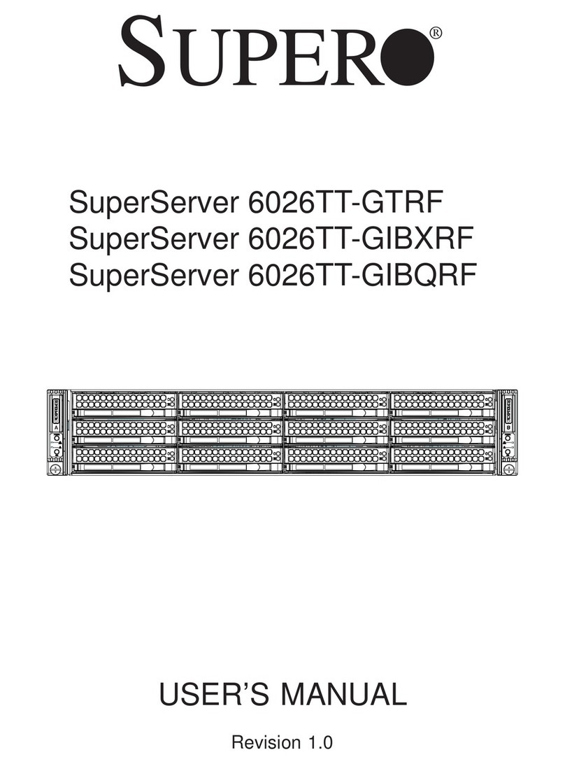 Supero SUPERO SuperServer 6026TT-GTRF User manual