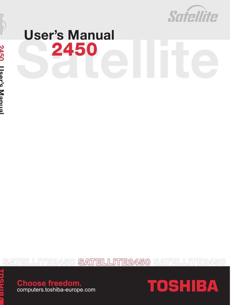 Toshiba Satellite 2450 User manual