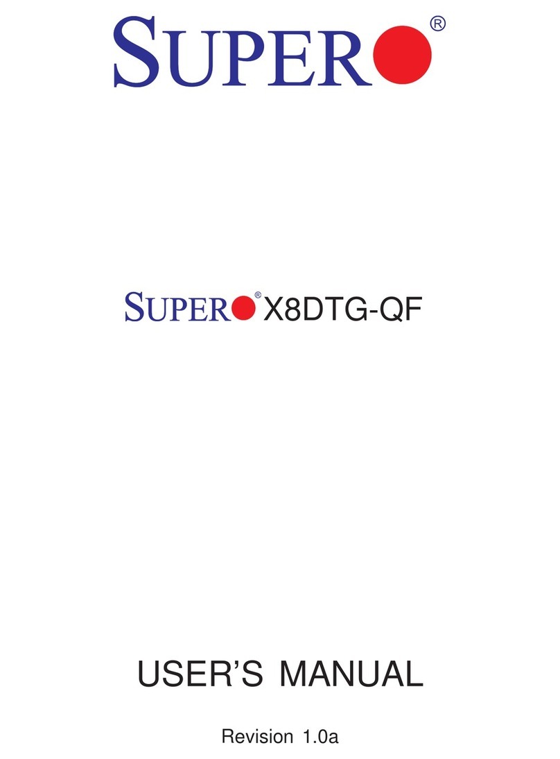 Supero SUPERO X8DTG-QF User manual