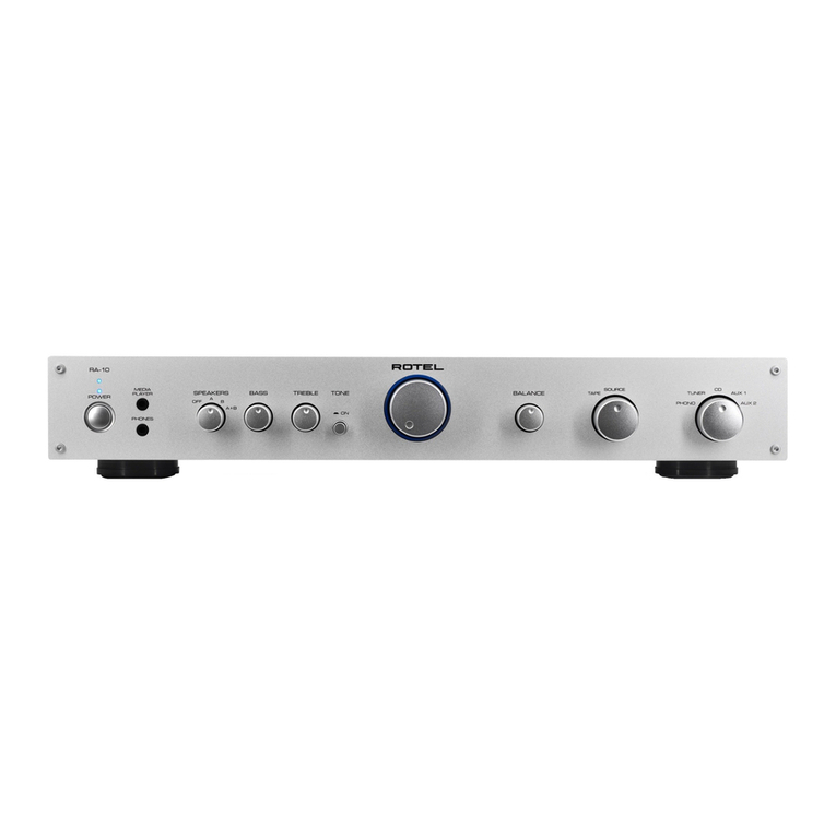 Rotel RA-10 User manual