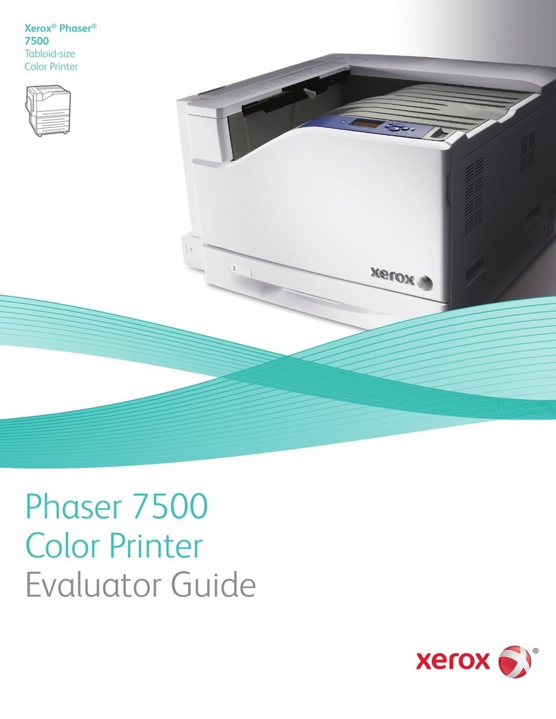 Xerox PHASER 7500 User manual