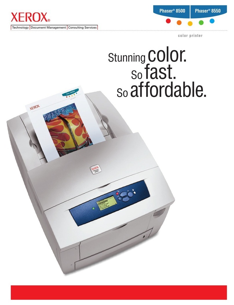 Xerox Phaser 8500 Operating and maintenance manual