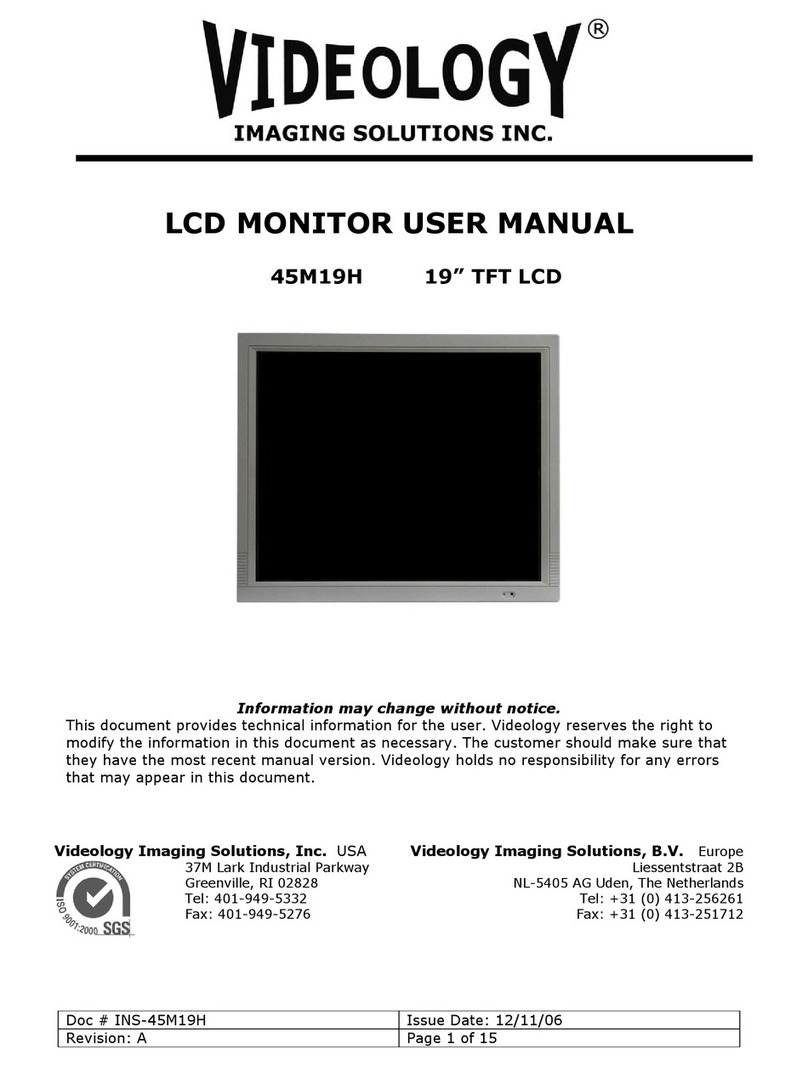 Videology 45M19H user manual