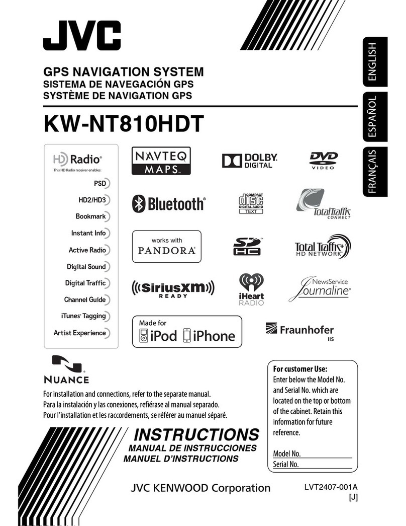 JVC KW-NT810HDT User manual JVC KW-NT810HDT User manual