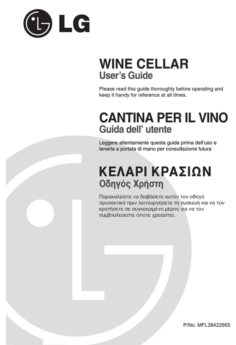 LG Wine Cellar User manual