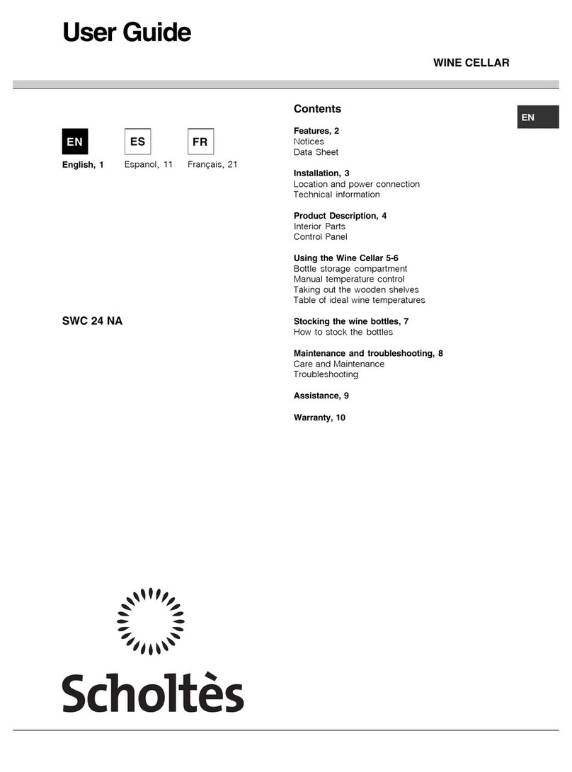 SCHOLTES SWC 24 NA user guide
