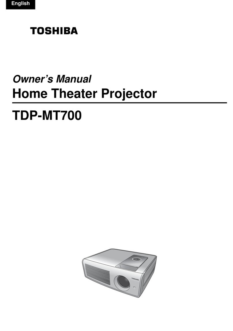 Toshiba TDP-MT700 User manual