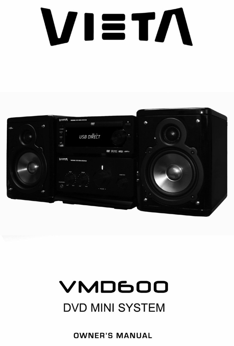 VIETA VMD600 owner's manual
