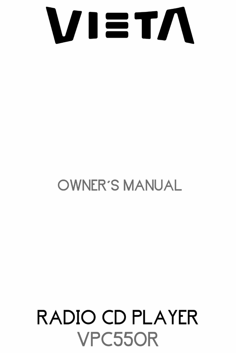 VIETA VPC550R owner's manual