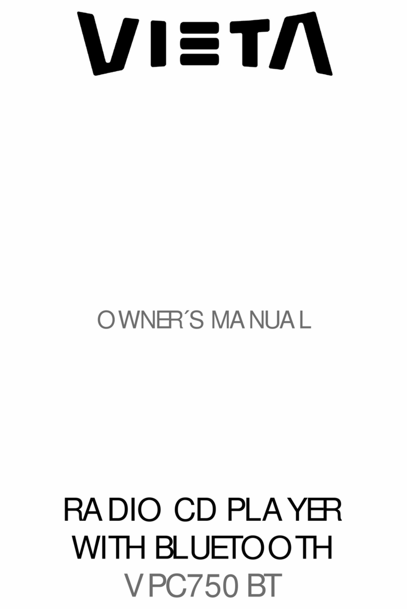 VIETA VPC750BT User manual