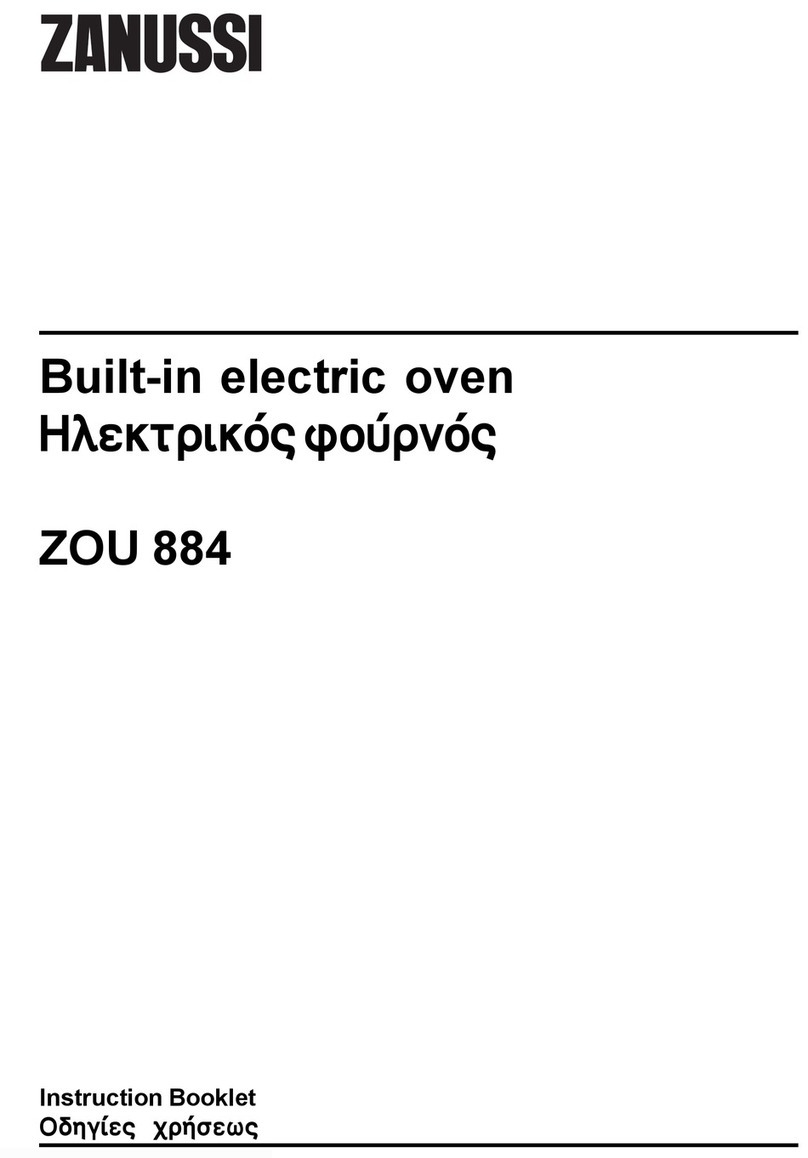 Zanussi ZOU 884 User manual