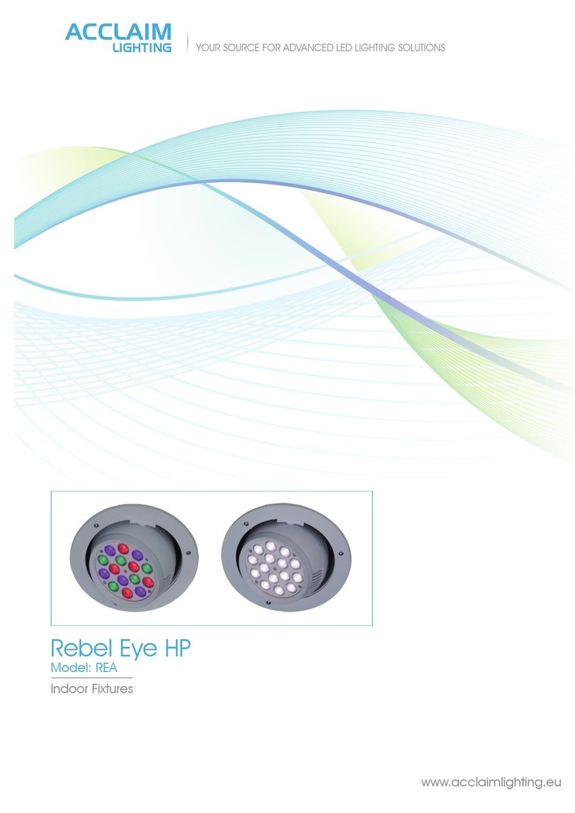 Acclaim Lighting REA Information sheet