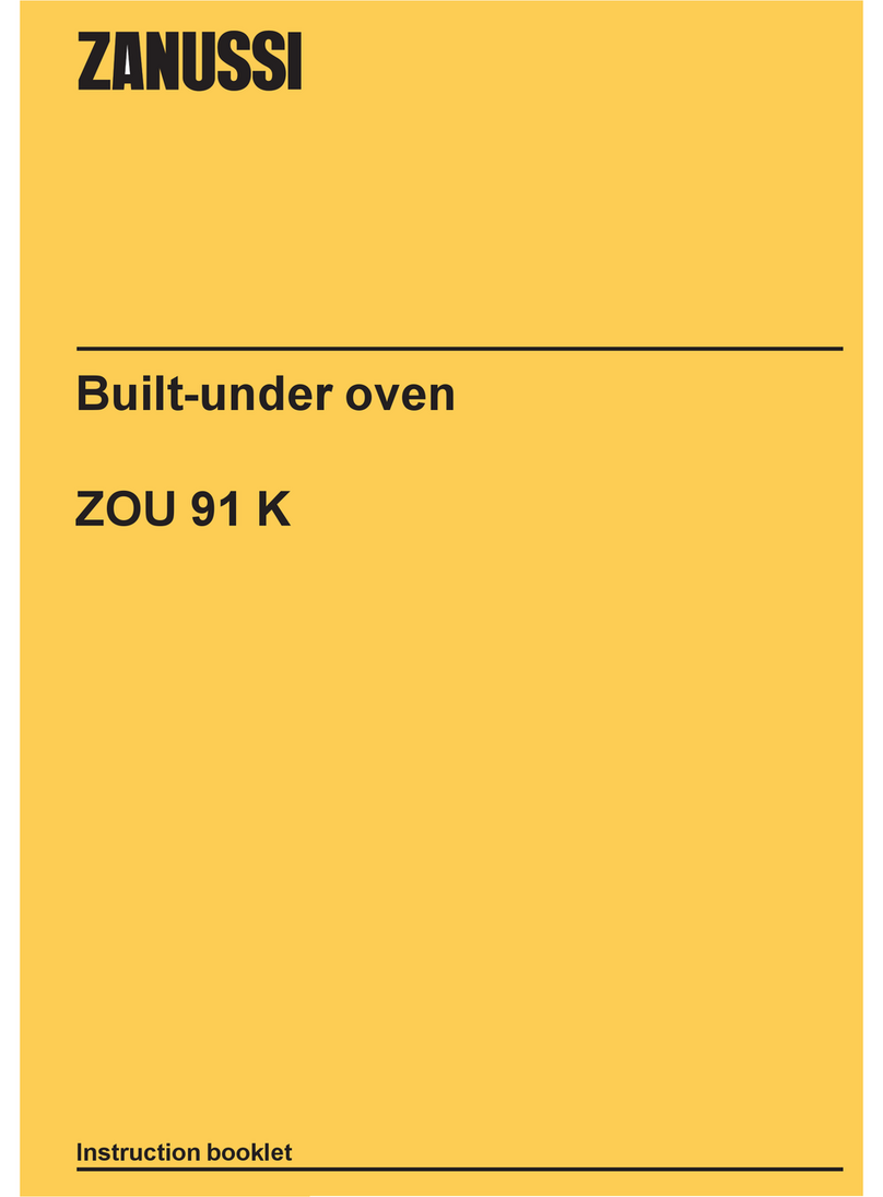 Zanussi ZOU 91 K Instruction booklet