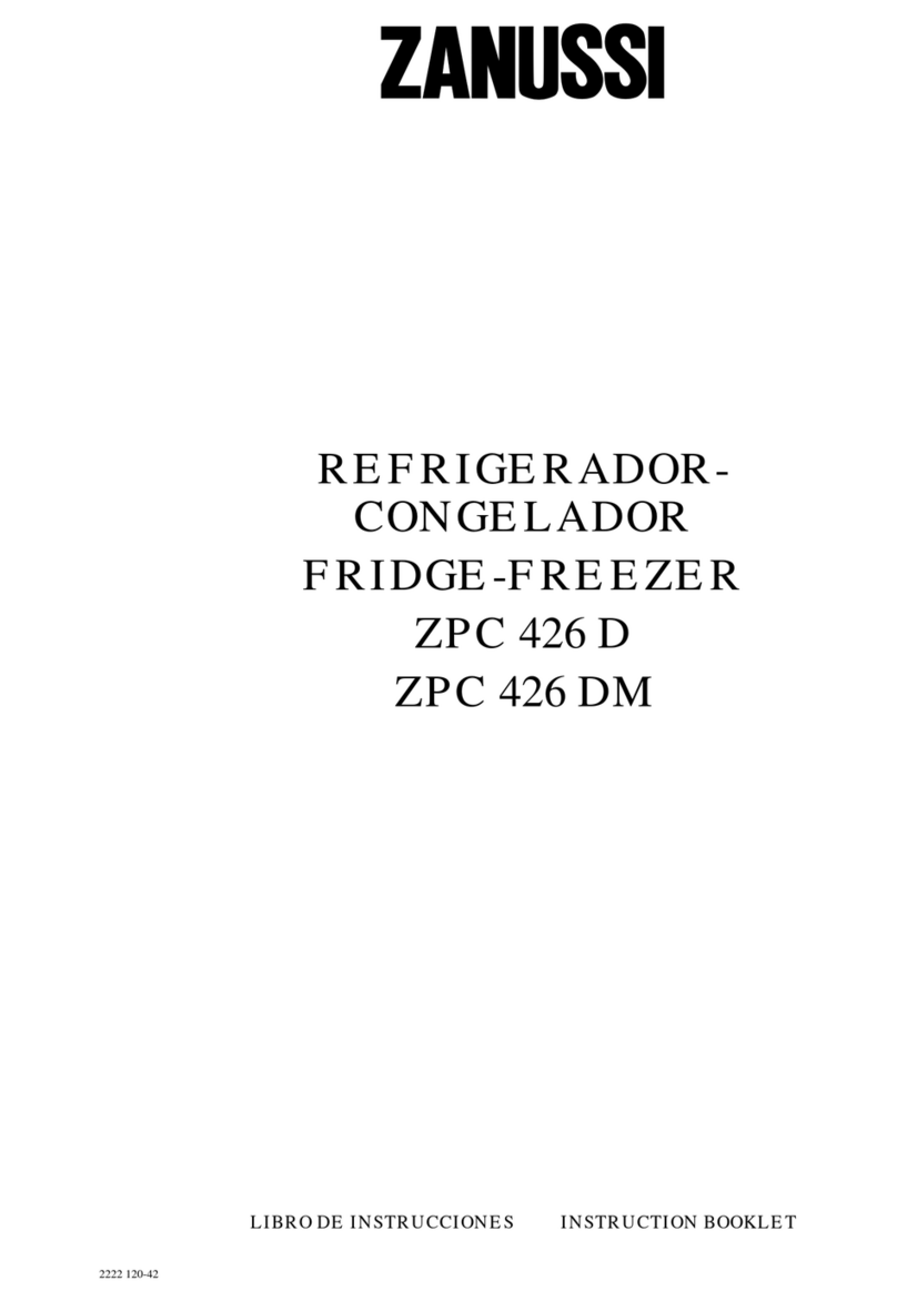 Zanussi ZPC 426 DM User manual Zanussi ZPC 426 DM User manual