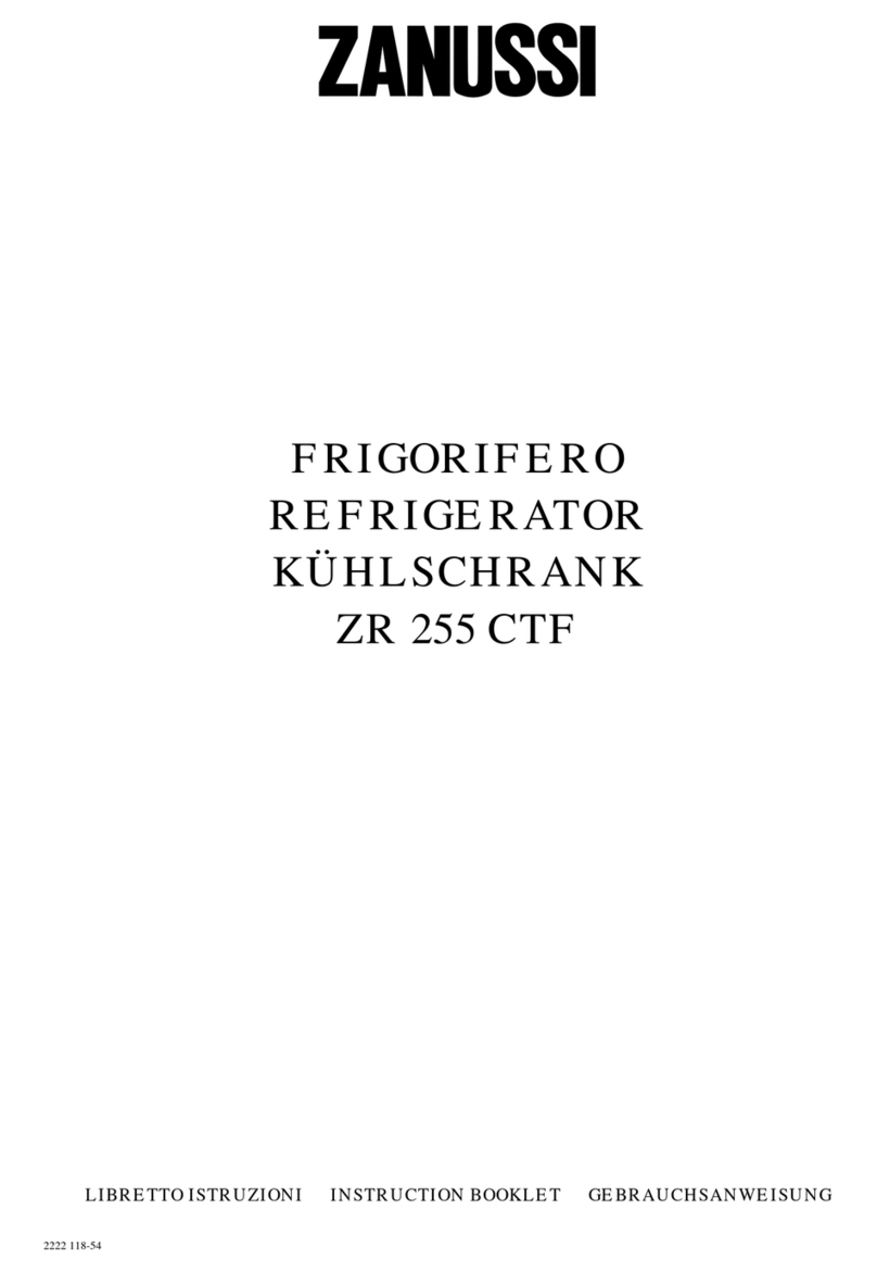 Zanussi ZR 255 CTF User manual