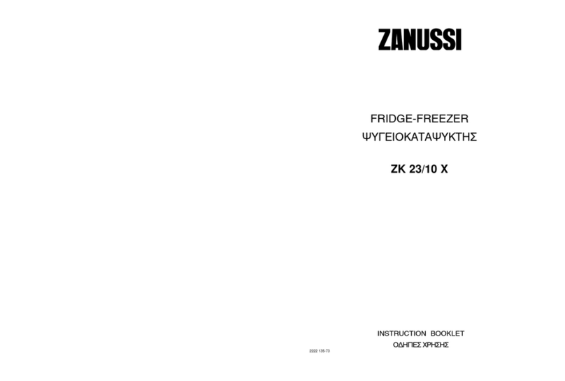 Zanussi ZK 23 Instruction booklet