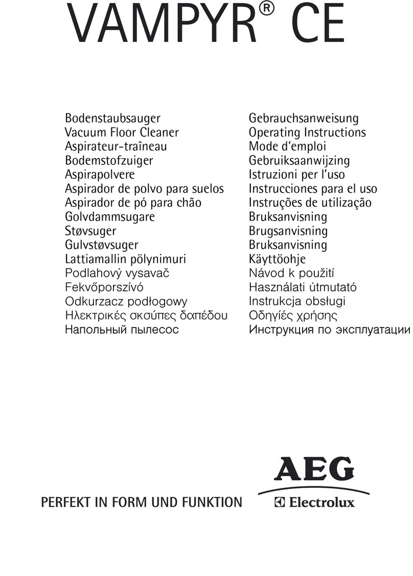 AEG Electrolux VAMPYR CE User manual AEG Electrolux VAMPYR CE User manual