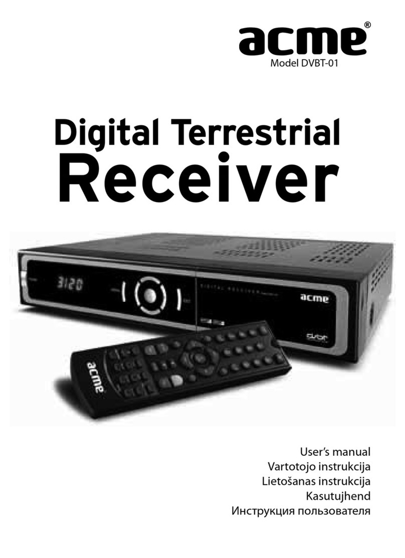 ACME DVBT-01 user manual