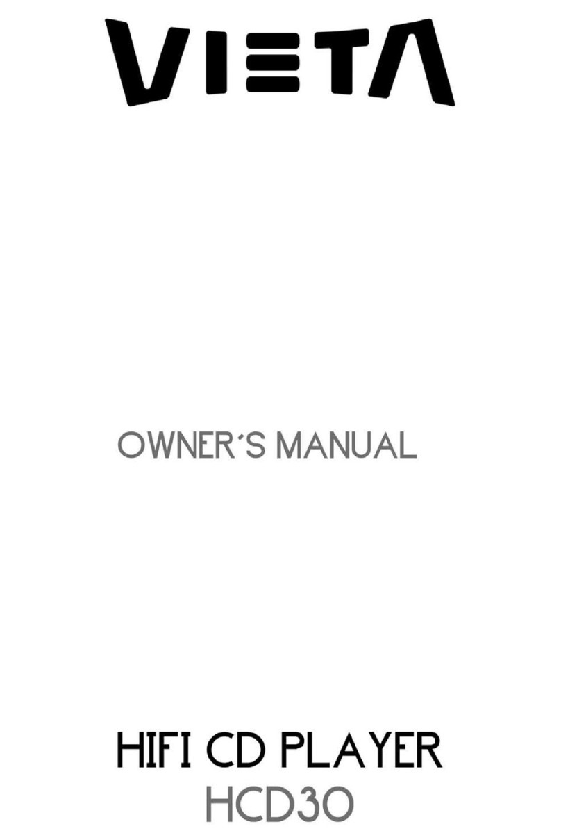 VIETA HCD30 owner's manual