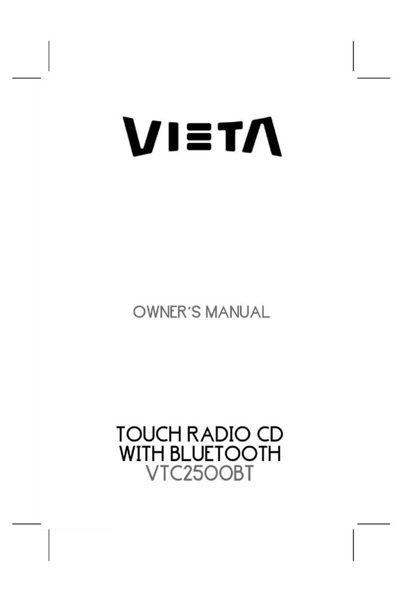 VIETA VTC2500BT owner's manual VIETA VTC2500BT owner's manual