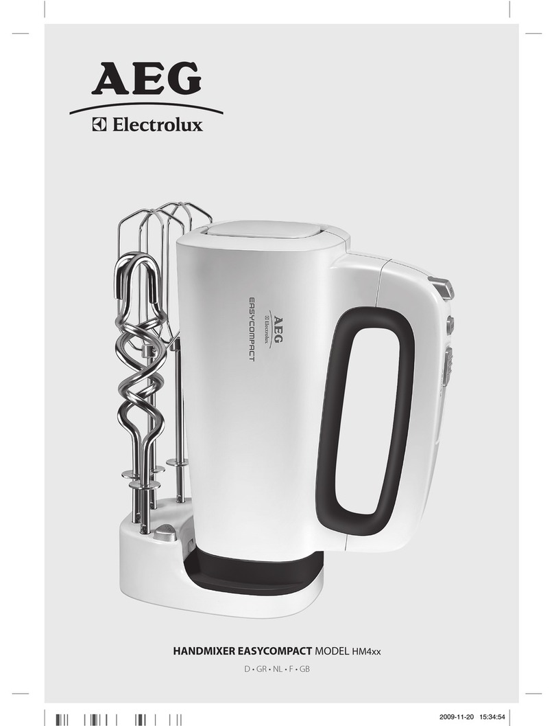 AEG Electrolux HM4 series Instruction book
