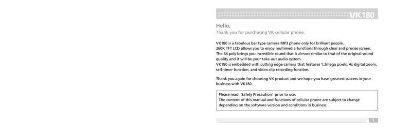VK MOBILE VK180 User manual
