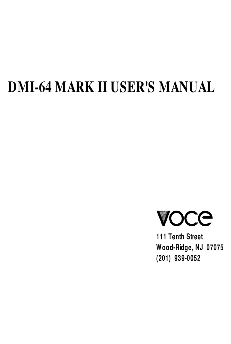 Voce DMI-64 Mark II user manual