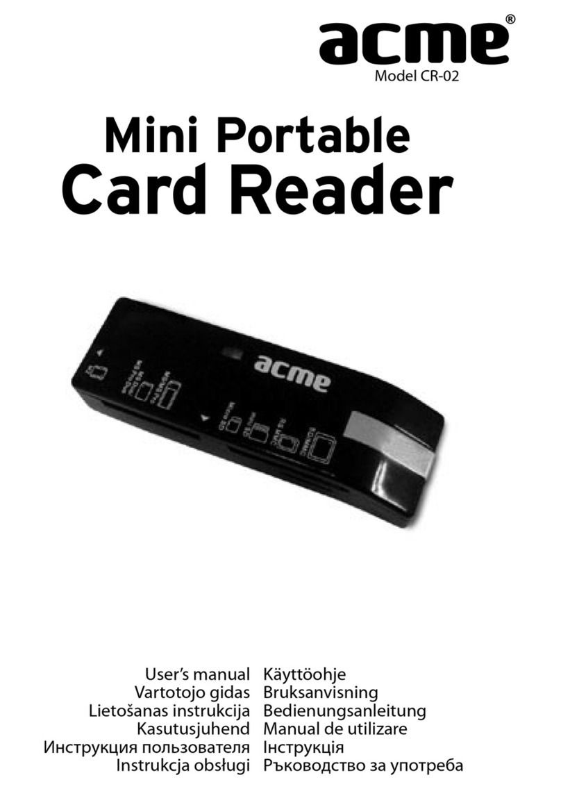 ACME CR-02 User manual