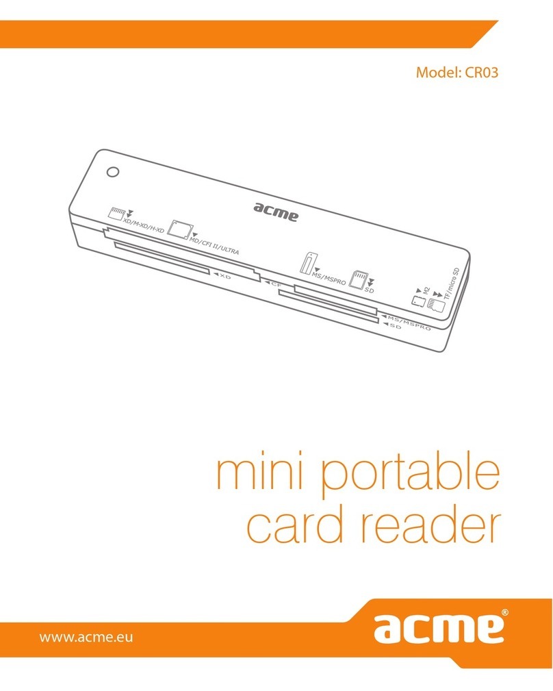 ACME CR03 user manual ACME CR03 user manual