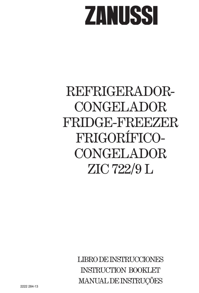 Zanussi ZIC 722 Instruction booklet