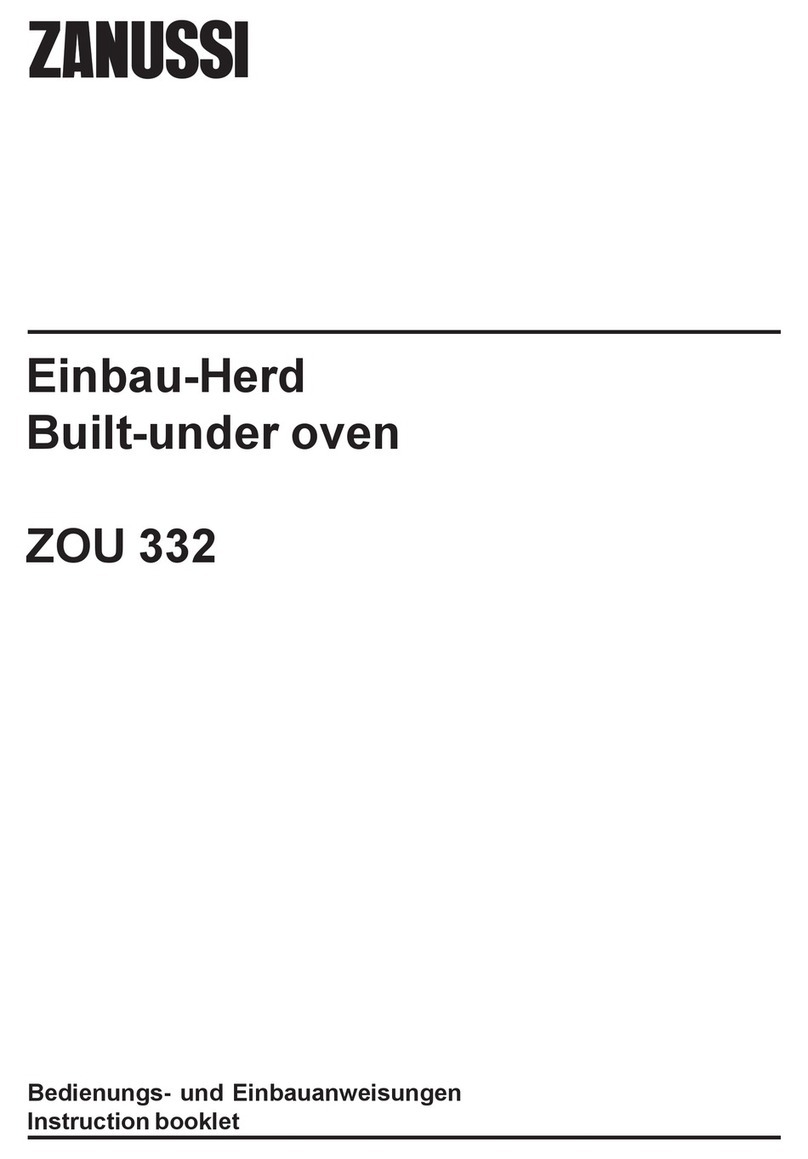 Zanussi ZOU 332 User manual