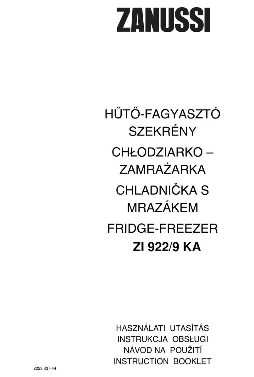 Zanussi ZI 922 User manual