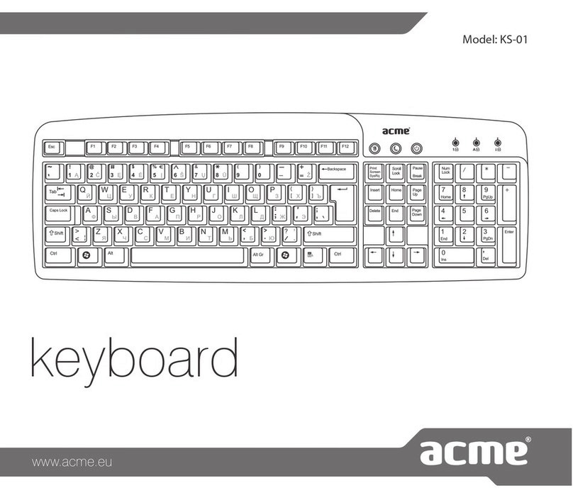 ACME KS-01 user manual