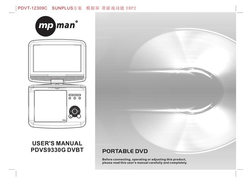 MP-Man PDVS9330G DVBT User manual