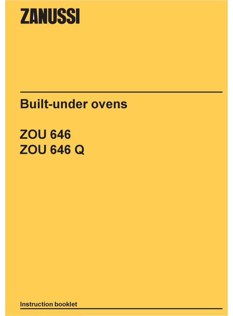 Zanussi ZOU 646 User manual