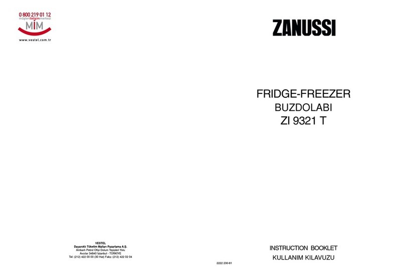 Zanussi ZI 9321 T User manual Zanussi ZI 9321 T User manual