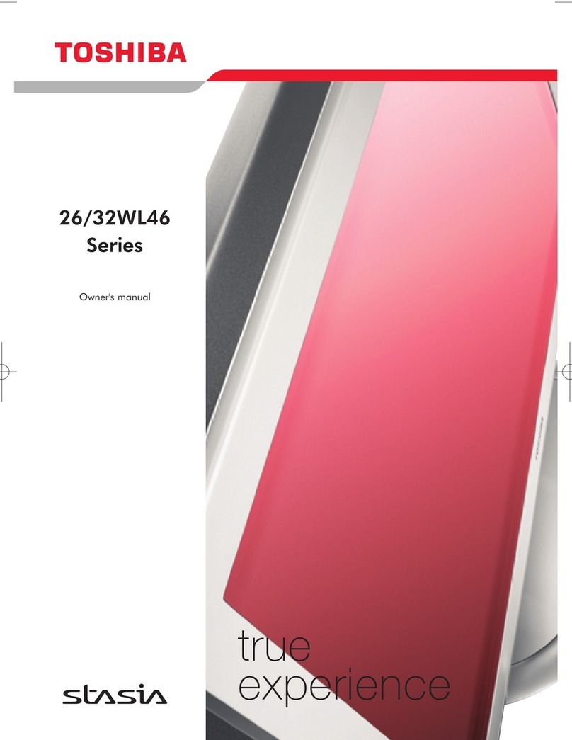 Toshiba 26WL46 Series User manual Toshiba 26WL46 Series User manual