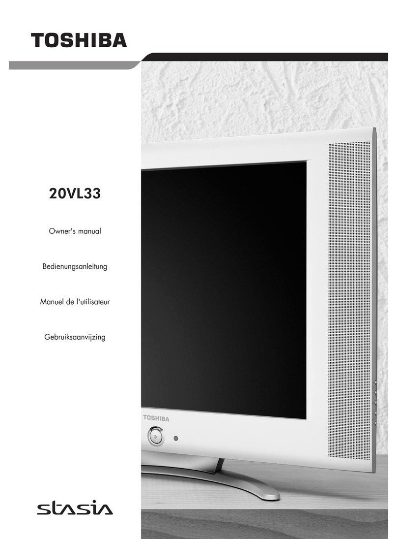 Toshiba Stasia 20VL33 User manual Toshiba Stasia 20VL33 User manual