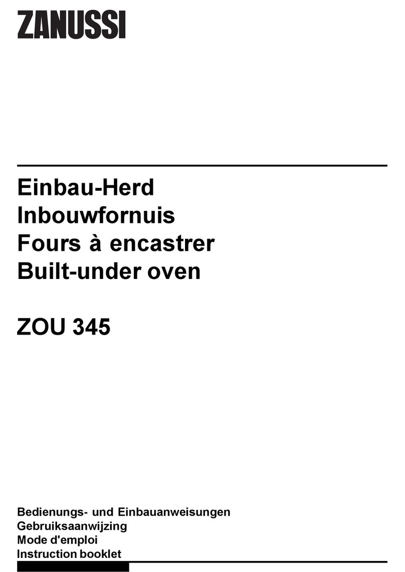 Zanussi ZOU 345 User manual