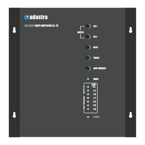 Adastra LA-75 User manual Adastra LA-75 User manual