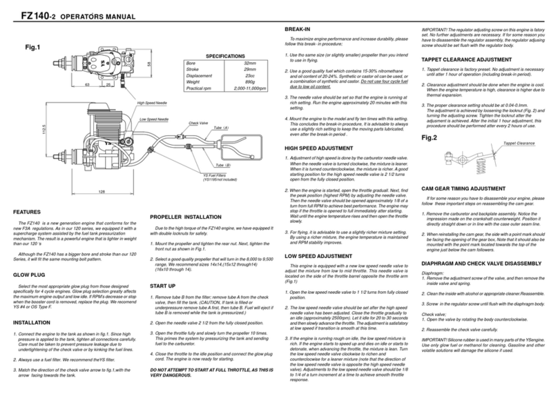 YS FZ140-2 User manual