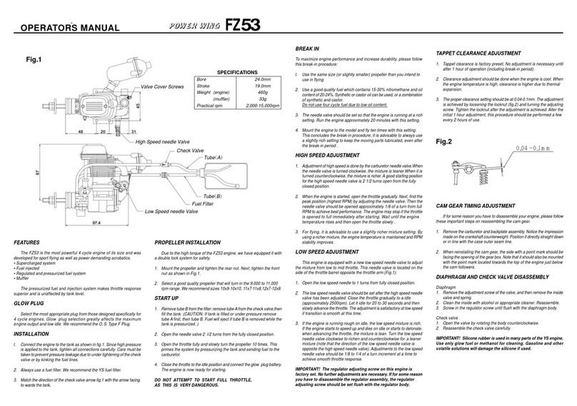 YS FZ53 Operator's manual