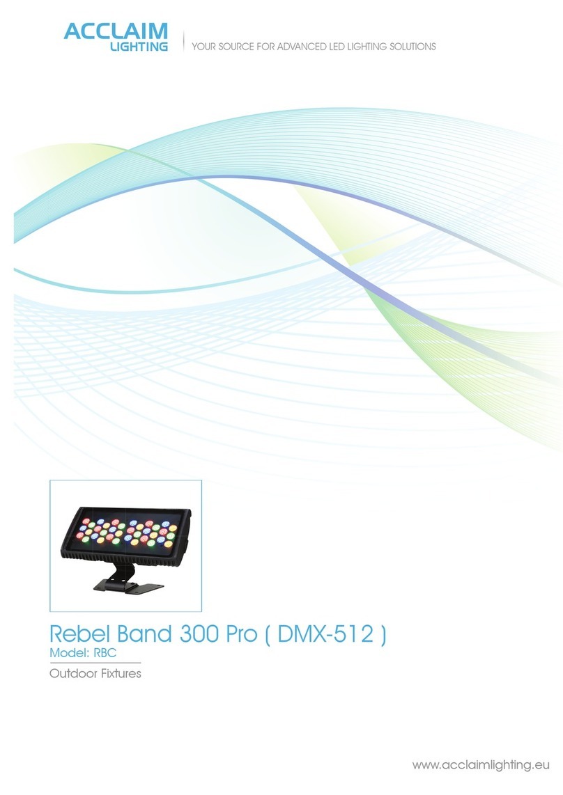 Acclaim Lighting RBC Information sheet