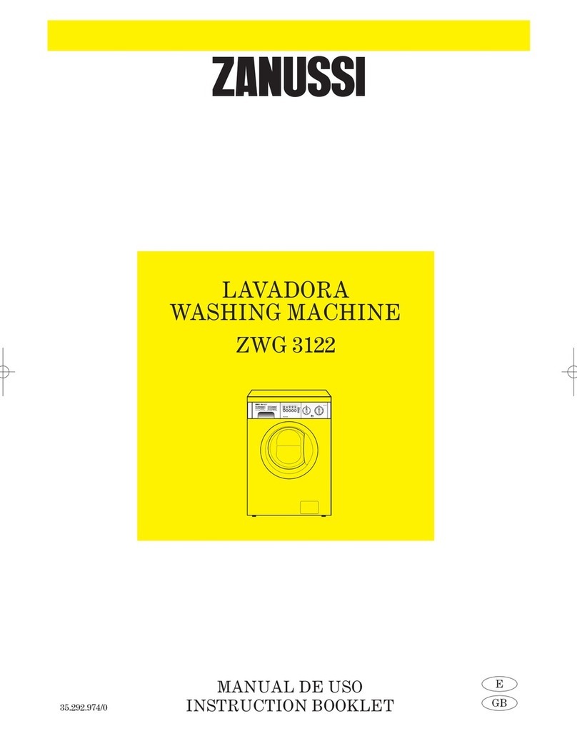 Zanussi ZWG 3122 Instruction booklet