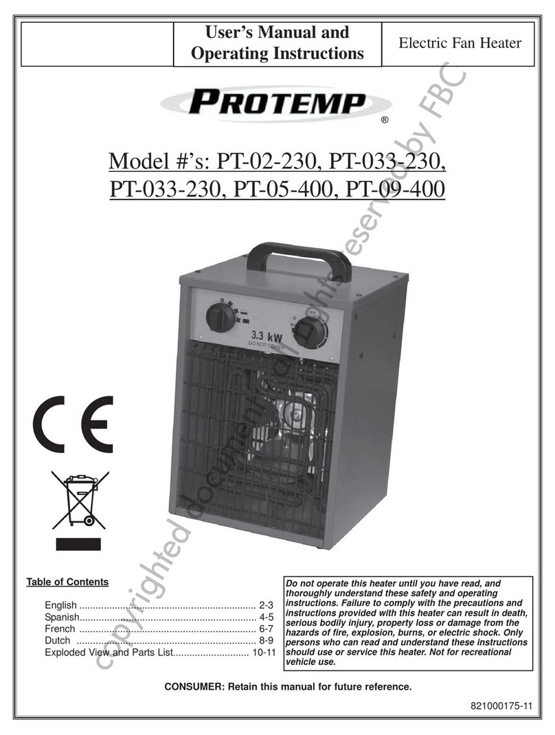 Protemp PT-02-230 Manual
