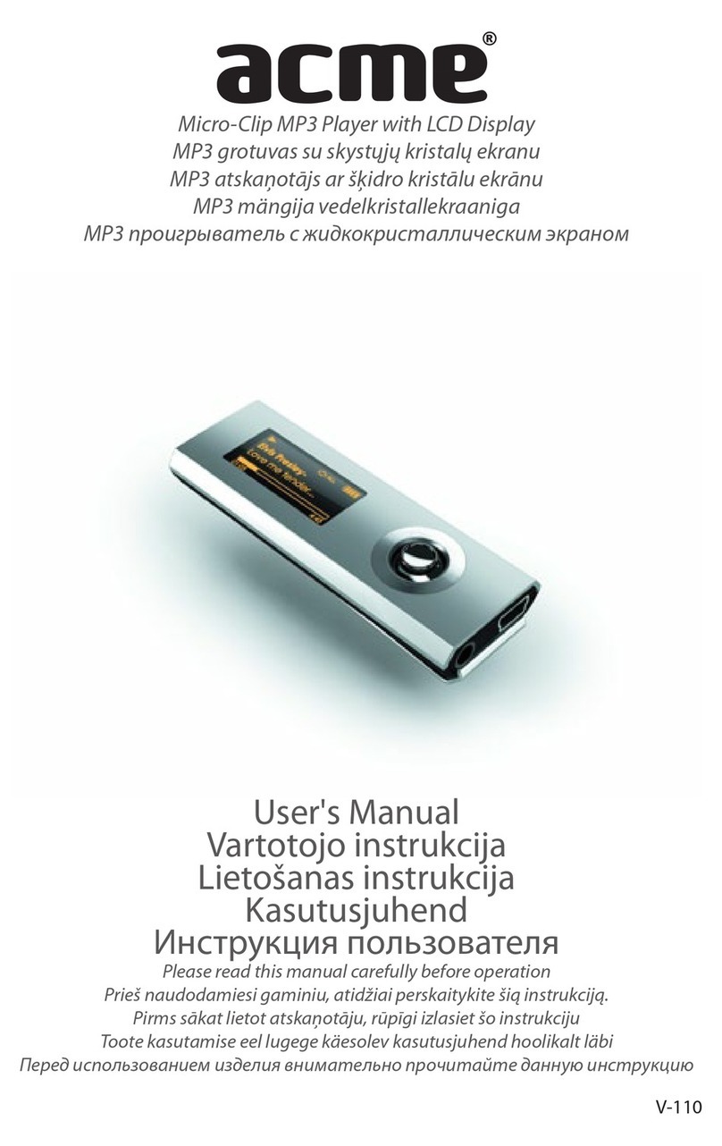 ACME V-110 user manual